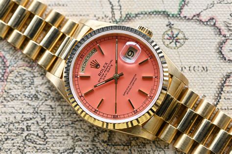 18038 pink rolex day-date|Rolex model number 18038.